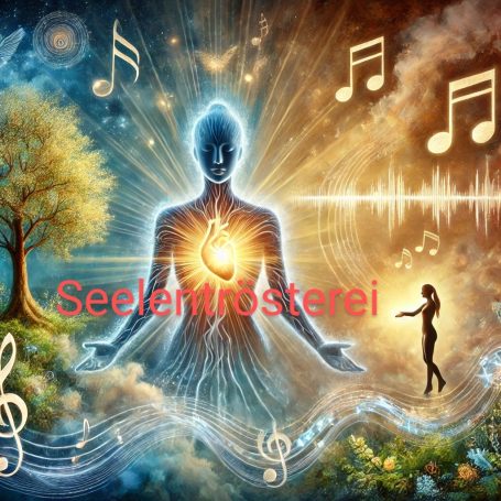 Frauenfigur, die Harmonie und innere Ruhe symbolisiert - mit KI erstellt